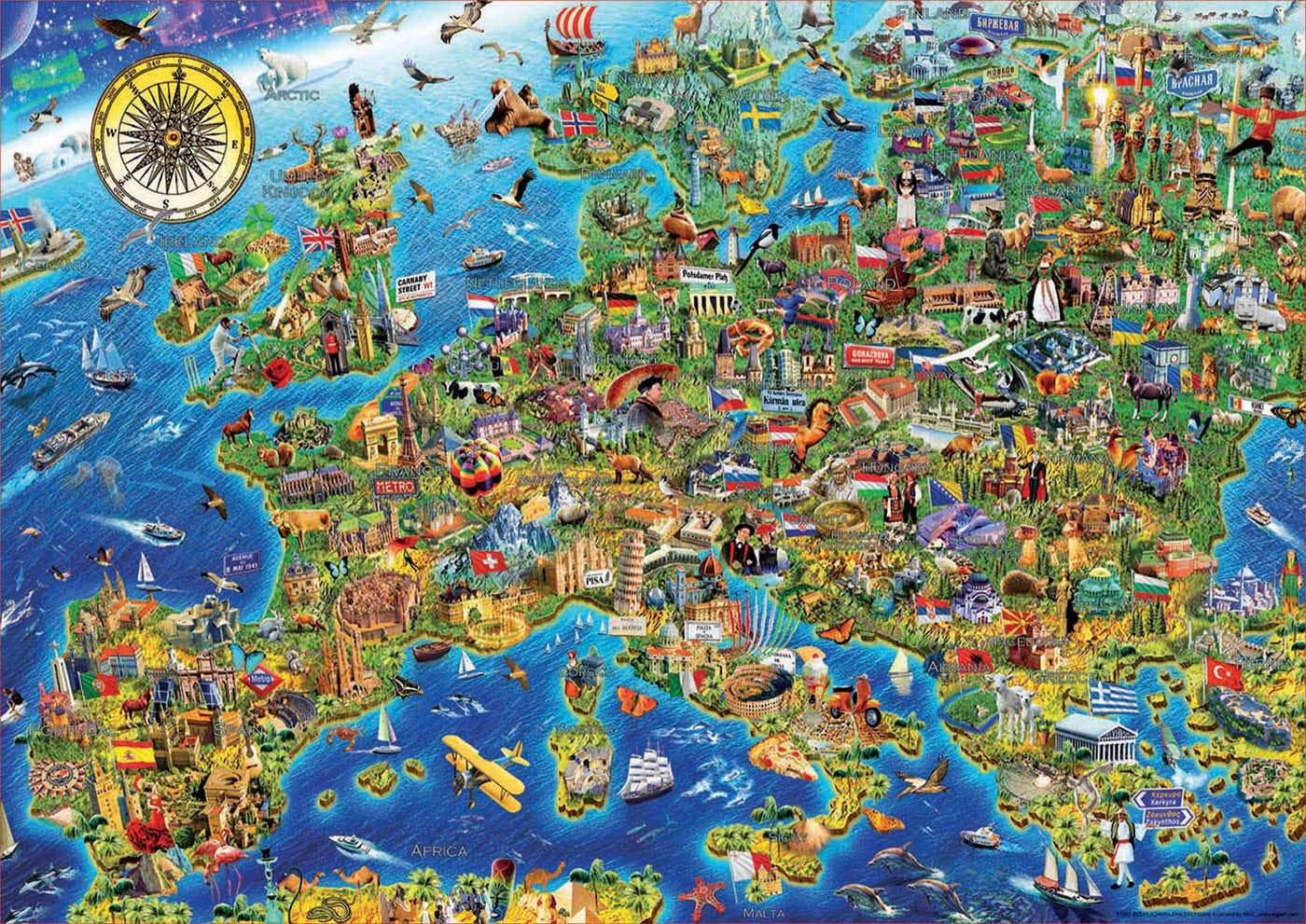 500 MAPA DE EUROPA