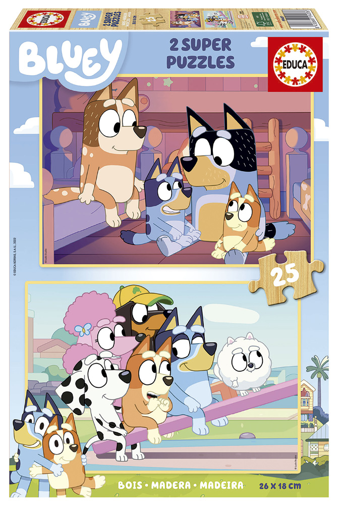 2 x 25 BLUEY (MADERA)