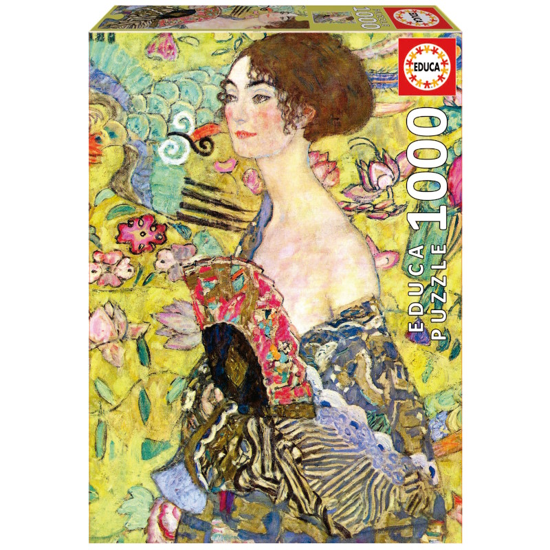 1000 DAMA CON ABANICO, GUSTAV KLIMT
