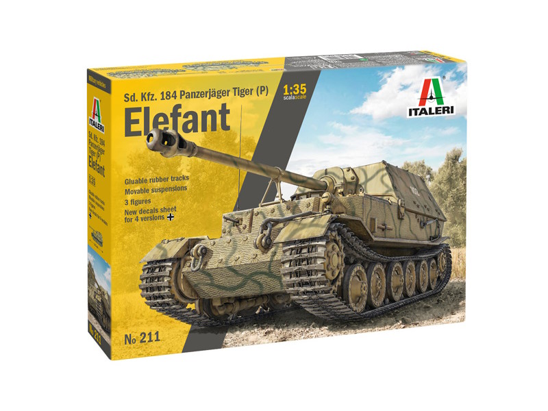 1:35 ELEFANT SD.KFZ. 184 PANZERJAGER TIGER