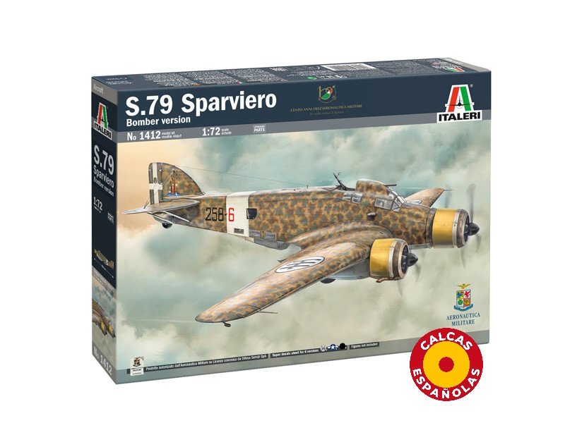 1:72 S.79 SPARVIERO (CON CALCAS ESPAÑOLAS)