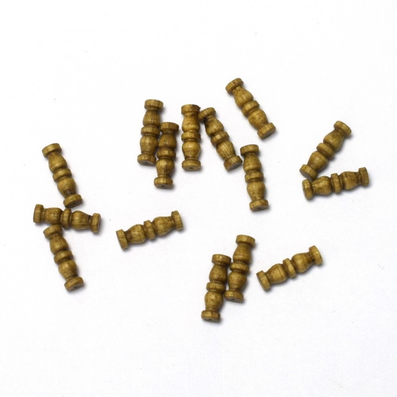 DOBLE COLUMNA DE NOGAL 10mm (15 u)