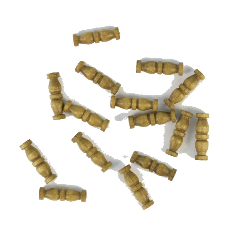 DOBLE COLUMNA DE NOGAL 12mm (15 u)