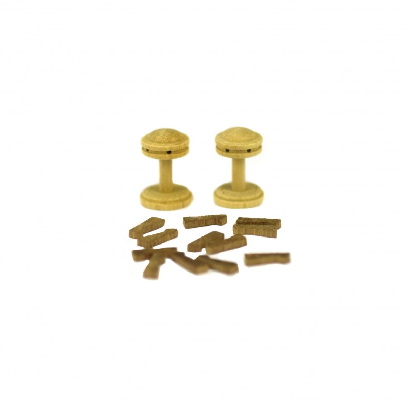 CABRESTANTE VERTICAL + GUARDAINFANTES dia. 15 mm (2 uds)