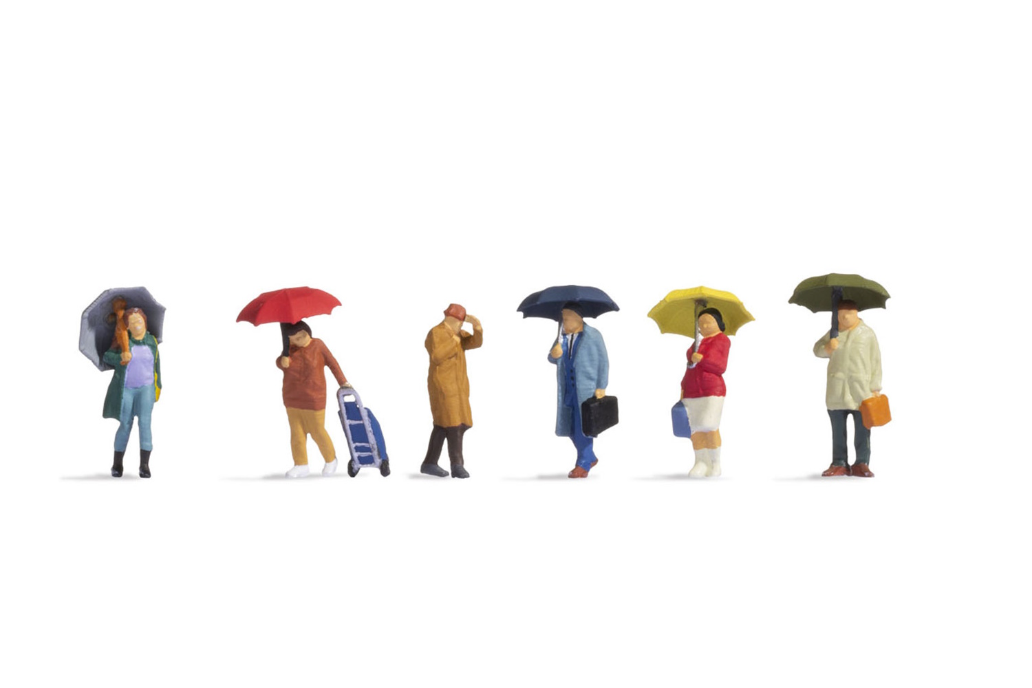PERSONAS BAJO LA LLUVIA