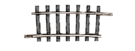 VÍA CURVA  R=415 mm 7º 30′