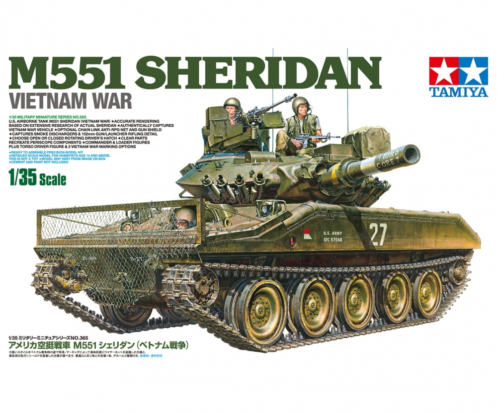 1:35 M551 SHERIDAN VIETNAM WAR