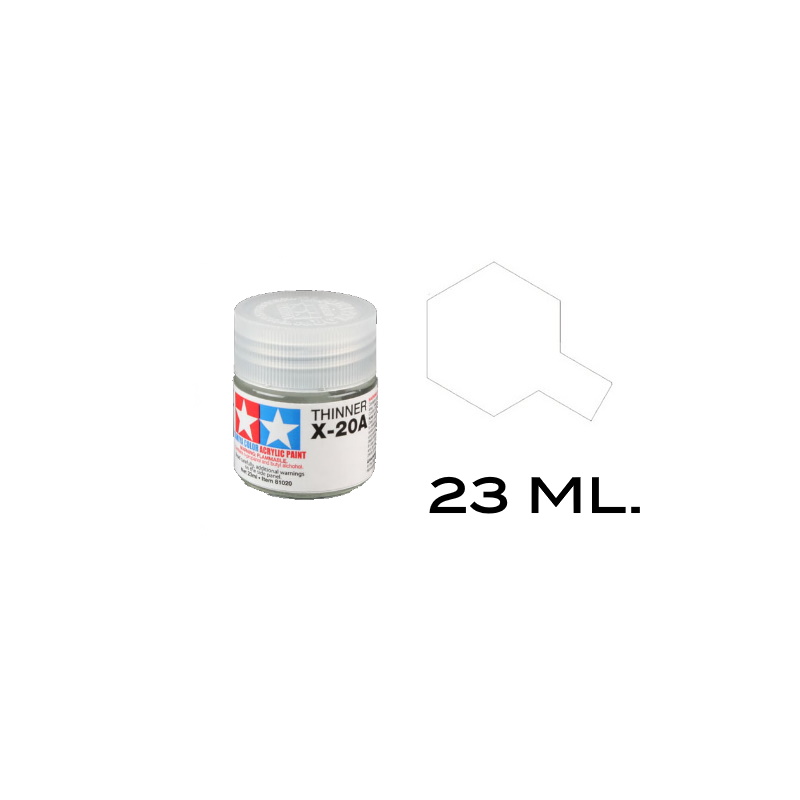 X20-A DISOLVENTE ACRÍLICO 23 ML.