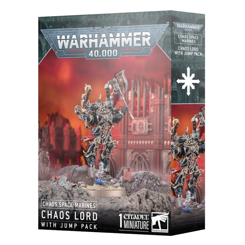 W40K CHAOS SPACE MARINES: SEÑOR DEL CAOS CON PROPULSOR DE SALTO