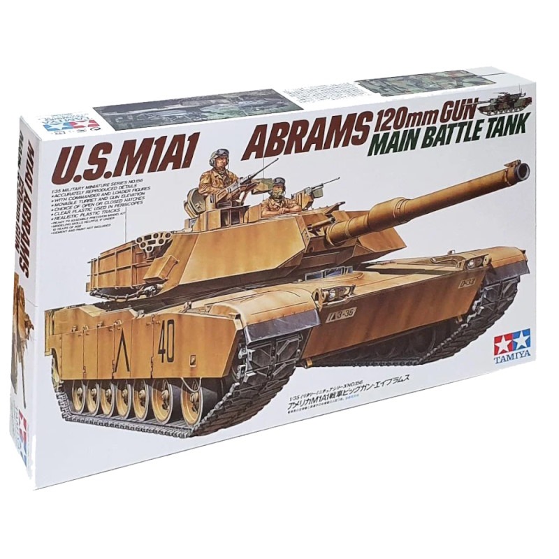 1:35 US M1A1 ABRAMS MAIN BATTLE TANK