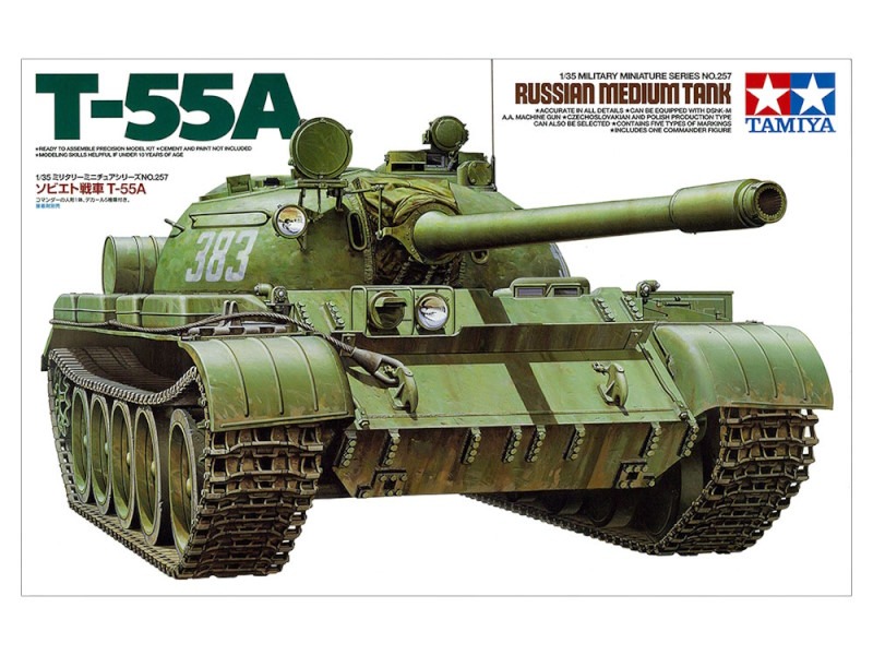 1:35 T-55A RUSSIAN MEDIUM TANK