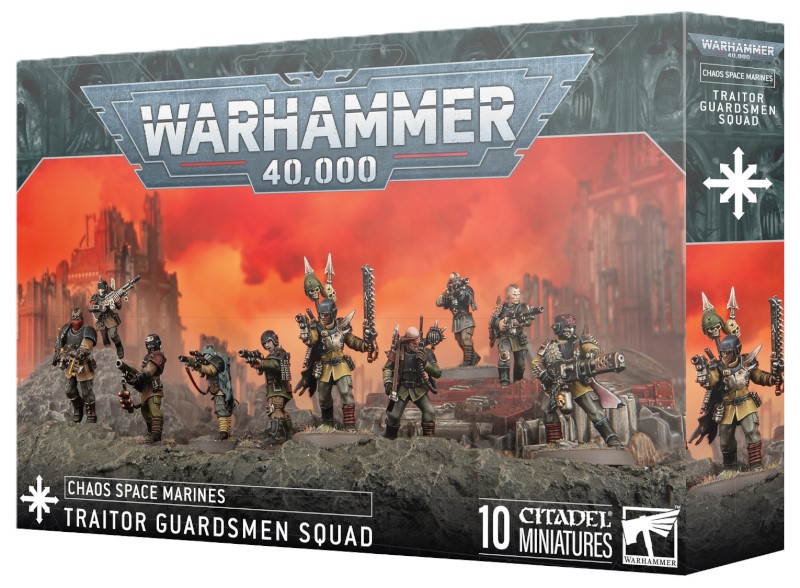 W40K CHAOS SPACE MARINES: ESCUADRA DE GUARDIAS TRAIDORES