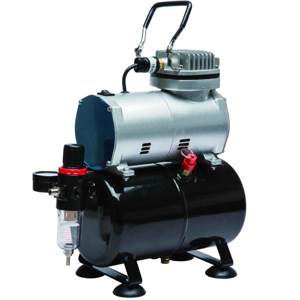 COMPRESOR CON CALDERIN Y MANÓMETRO D-80