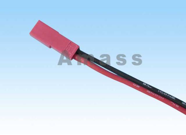 CONECTOR BEC MACHO CON 10 CM. CABLE
