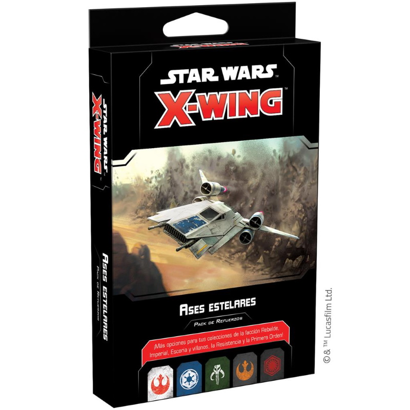 SW X-WING: ASES ESTELARES – PACK DE REFUERZOS