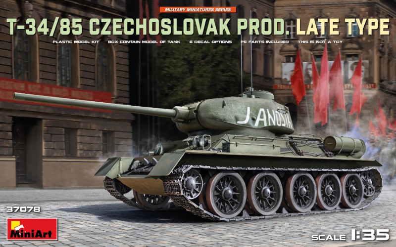 1:35 T-34/85 CZECHOSLOVAK PROD. LATE TYPE
