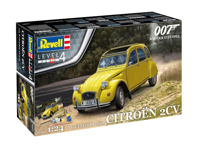 1:24 CITROEN 2CV – JAMES BOND 007 – ONLY FOR YOUR EYES – GIFT SET