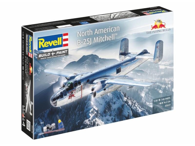 1:48 FLYING BULLS NORTH AMERICAN B-25J MITCHELL GIFT SET