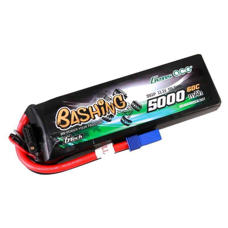 BATERÍA LIPO 11.1V 3S1P 5000MAH 60C EC5