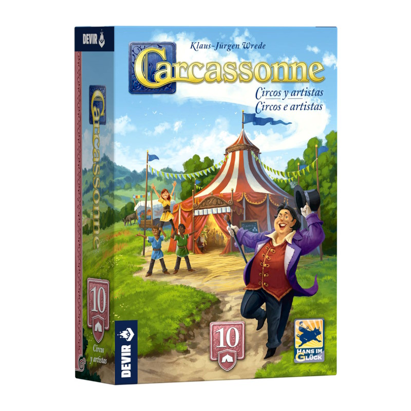 CARCASSONNE CIRCOS Y ARTISTAS – EXPANSIÓN 10