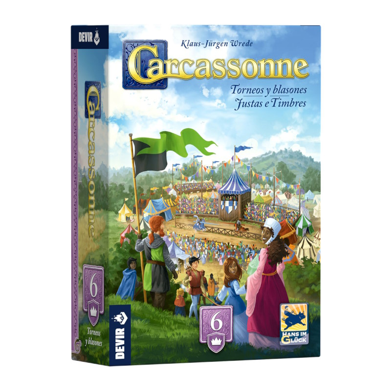 CARCASSONNE TORNEOS Y BLASONES – EXPANSIÓN 6