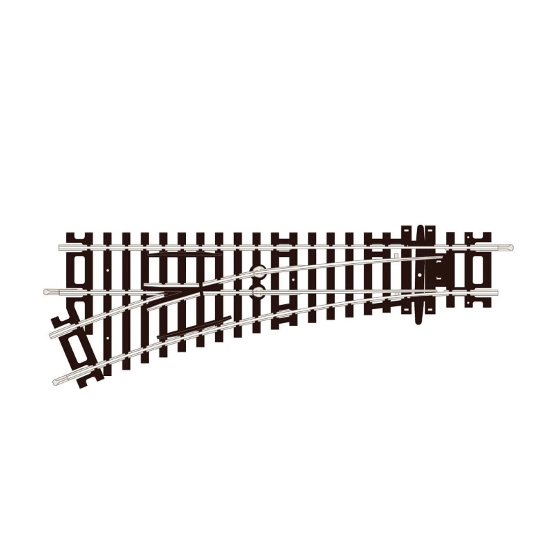 DESVIO IZDA. CODE 100 L=168 mm R=438 mm 22.5º – INSULFROG