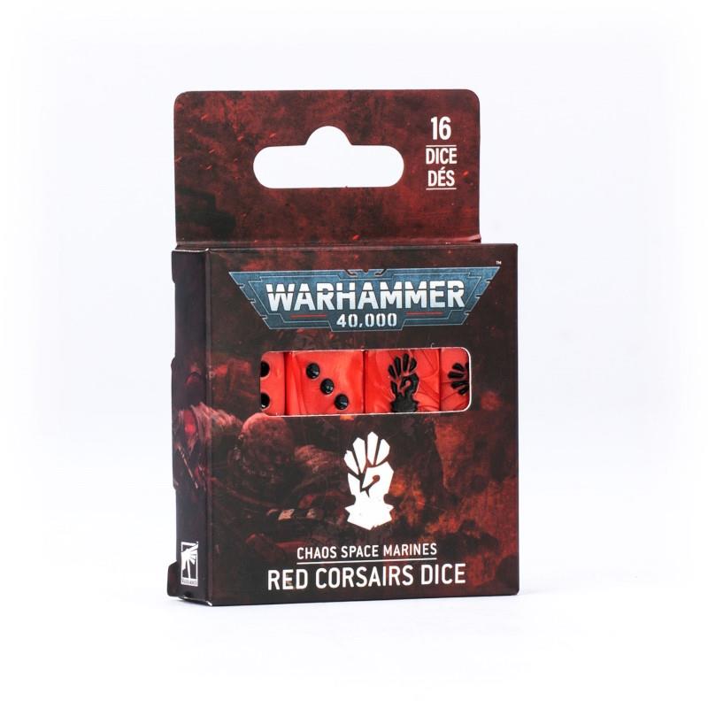 W40K CHAOS SPACE MARINES: RED CORSAIRS DICE