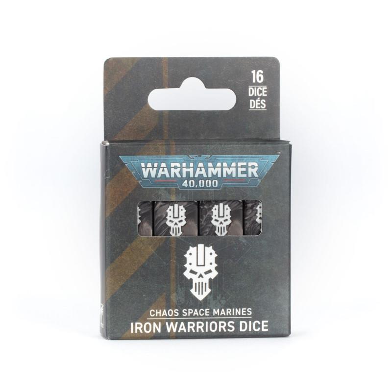 W40K CHAOS SPACE MARINES: IRON WARRIORS DICE