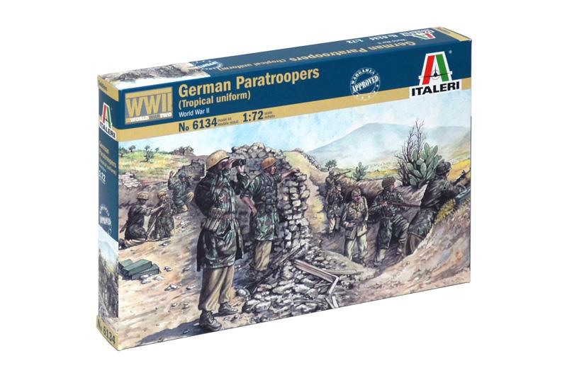 1:72 SOLDADOS GERMAN PARATROOPERS – TROPICAL UNIFORM (WWII)