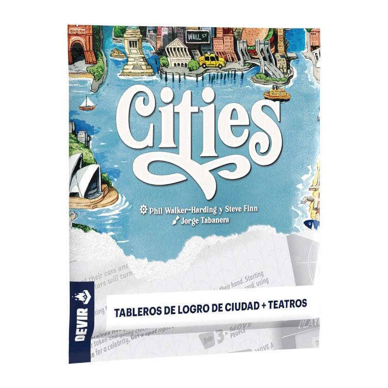 CITIES: TABLEROS DE LOGRO DE CIUDAD + TEATROS