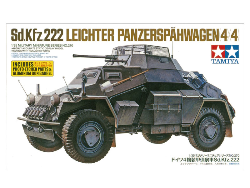 1:35 SD.KFZ..222 LIECHER PANZERSPÄHWAGEN (4X4)