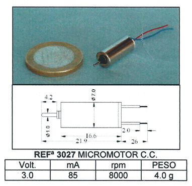MICRO MOTOR CC 7 MM