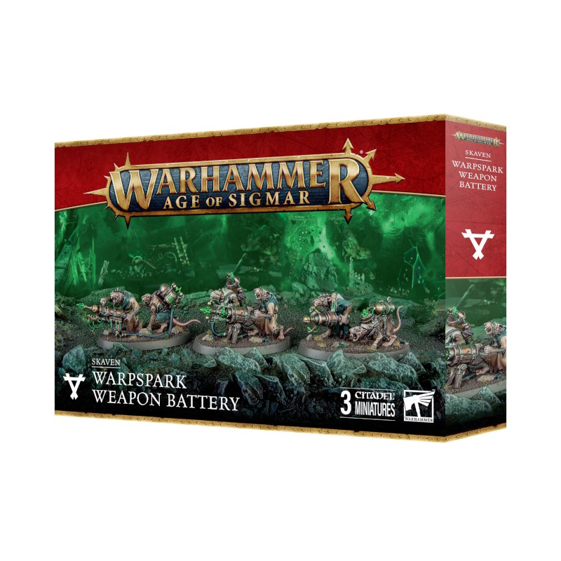 AOS SKAVEN: BATERIA DE ARMAS BRUJAS