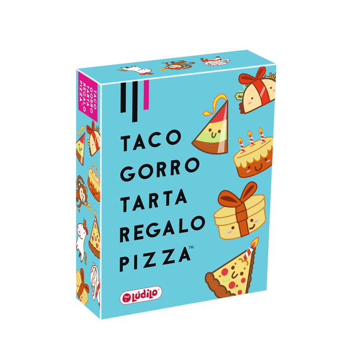 TACO, GORRO, TARTA, REGALO,  PIZZA