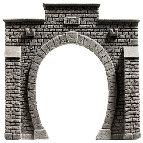 BOCA DE TÚNEL – 1 VÍA  15,5×12,5 cm