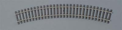 VÍA CURVA  R=422 mm; 30º. (CODE 100)