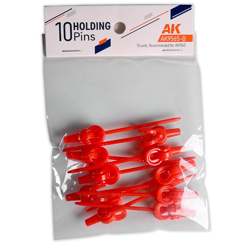 PINZAS DE SUJECIÓN PARA SOPORTE DE MANGO AK9565 (10 UDS)
