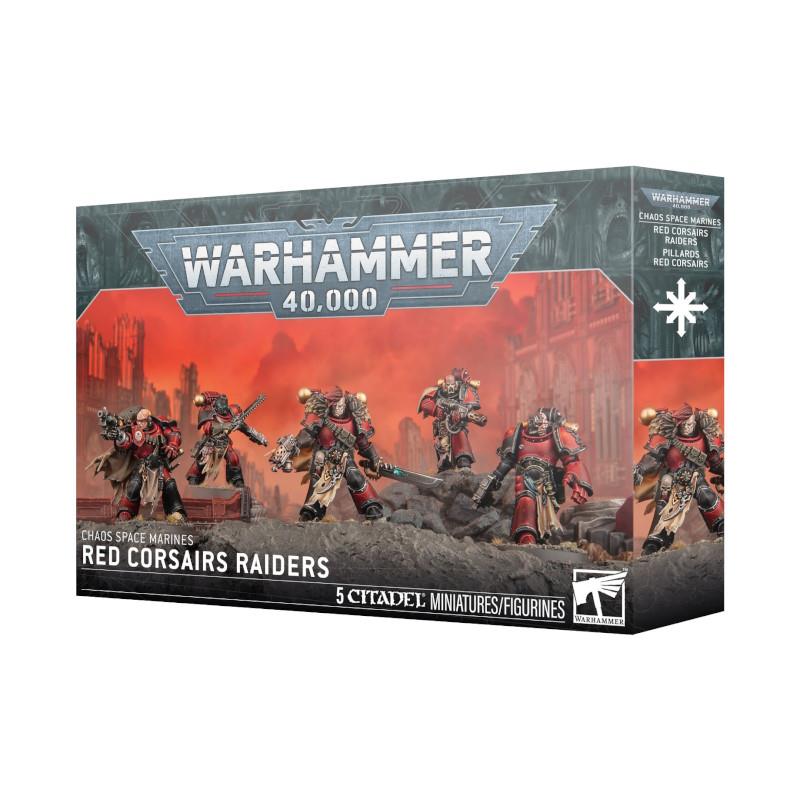 W40K CHAOS SPACE MARINES: ASALTANTES CORSARIOS ROJOS