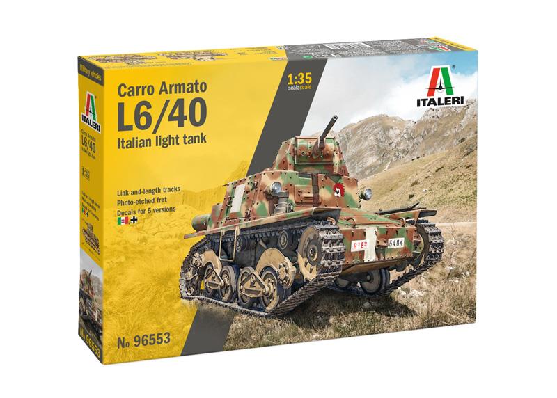 1:35 CARRO ARMATO L6/40 – ITALIAN LIGHT TANK