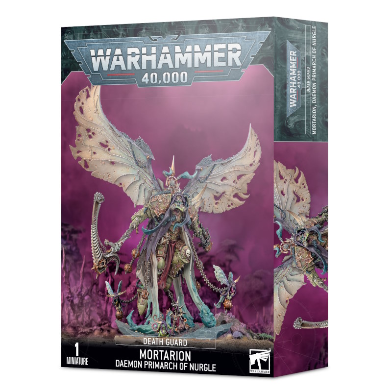 W40K DEATH GUARD: MORTARION, DAEMON PRIMARCH OF NURGLE