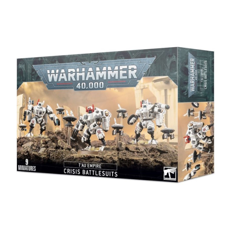 W40K TAU EMPIRE: XV8 CRISIS BATTLESUITS