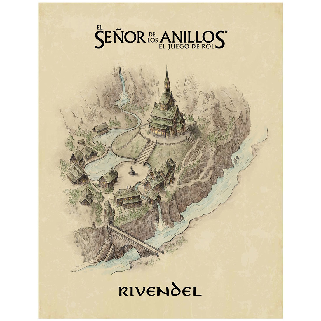 EL SEÑOR DE LOS ANILLOS: PANTALLA Y SUPLEMENTO DE RIVENDEL