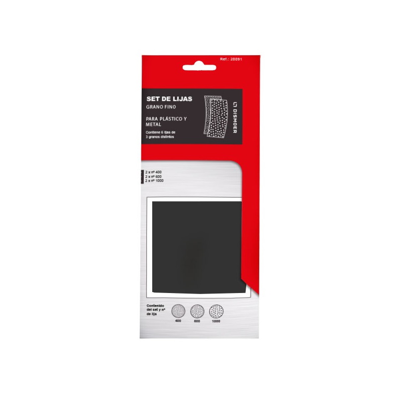SET PAPELES LIJA (23X9,3 CMS)