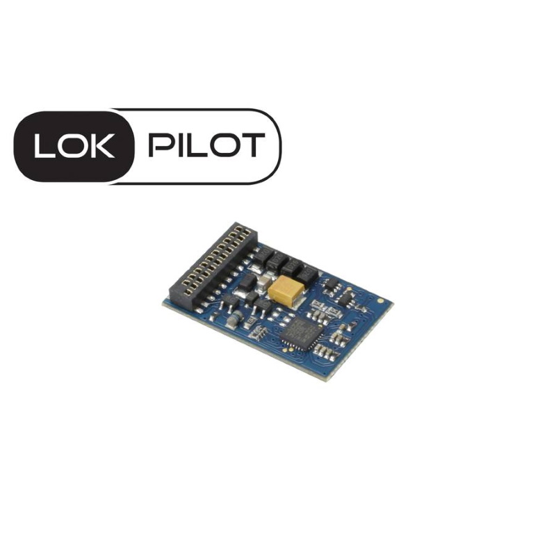 DECODER LOKPILOT 5 BASIC DCC, 21 PINS MTC RAILCOM