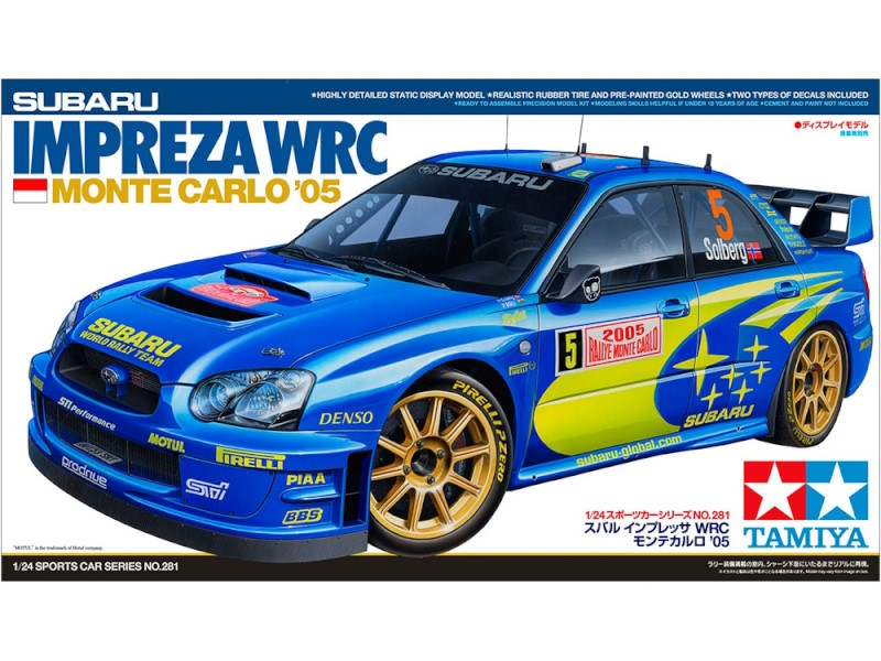 1:24 SUBARU IMPREZA WRC MONTECARLO ’05