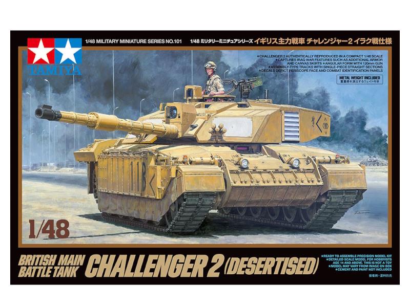 1:48 BRITISH CHALLENGER 2 DESERTISED