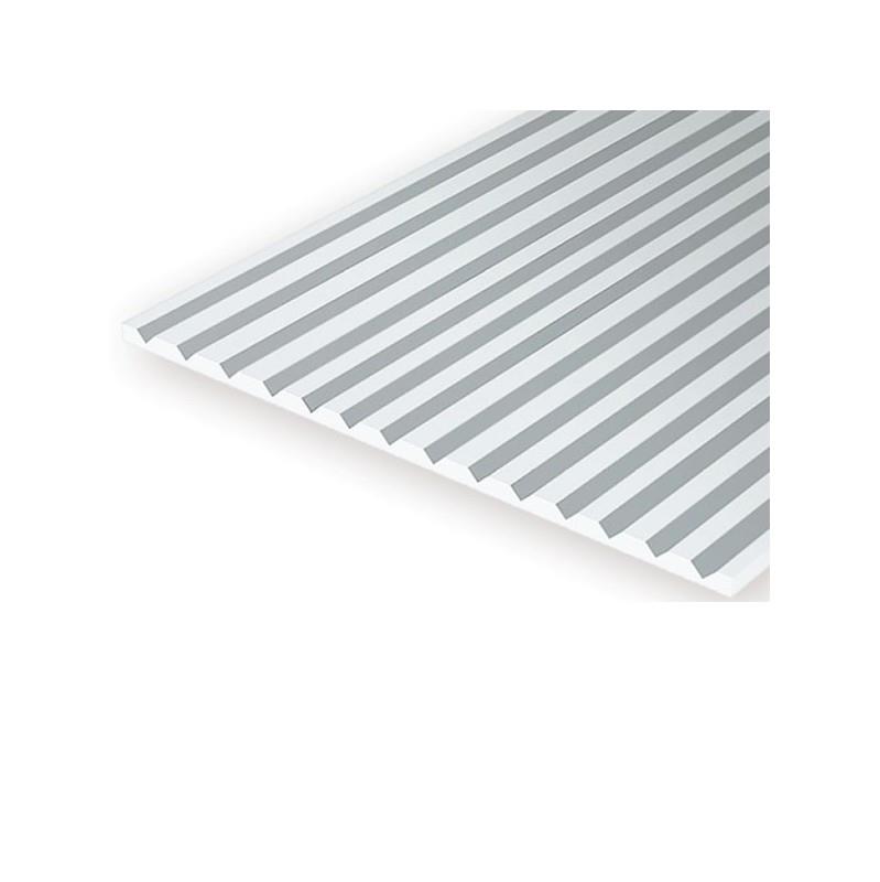 EVERGREEN HOJA V 15X30CM 0,5 MM SPACING 1MM