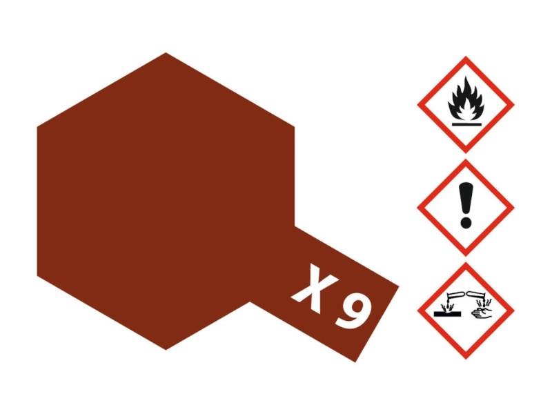 X-09 CASTAÑO BRILLANTE 10ML.