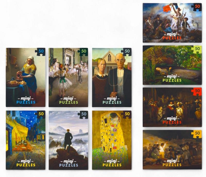 50 MINI PUZLE ARTE INTERNACIONAL 2