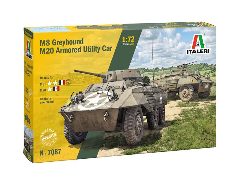 1:72 M8 GREY HOUND M20 ARMORED UTILITY CAR